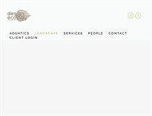 Tablet Screenshot of designecologyaustin.com